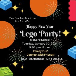 happy New Year Lego Party rescheduled.